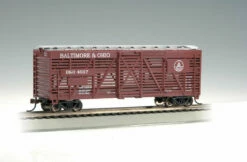 Bachmann 18512 HO Scale 40' Stock Car Baltimore & Ohio B&O 46117