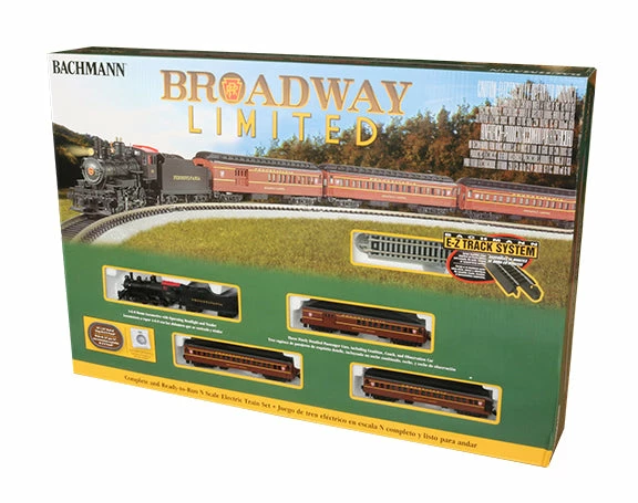 Bachmann 24026 N Scale Pennsylvania Railroad Broadway Limited Train Set 1 Bachmann 24026 N Scale Pennsylvania Railroad Broadway Limited Train Set