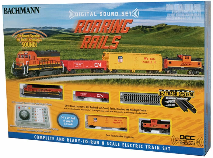 Bachmann 24132 N Scale Roaring Rails BNSF Train Set With DCC And Sound 2 Bachmann 24132 N Scale Roaring Rails BNSF Train Set With DCC And Sound - Image 2