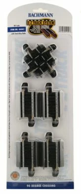 Bachmann 44441 HO Scale Steel E-Z Track 90 Degree Crossing