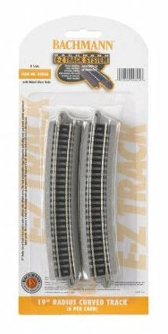Bachmann 44804 N Scale E-Z Track 19" Radius Curve (6)