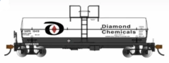 Bachmann 75801 HO Scale Chemical Tank Car Diamond Chemicals SHPX 19419