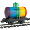 Bachmann 98089 G Gauge Li'l Big Haulers Tank Car Spectrum Paints - Rainbow