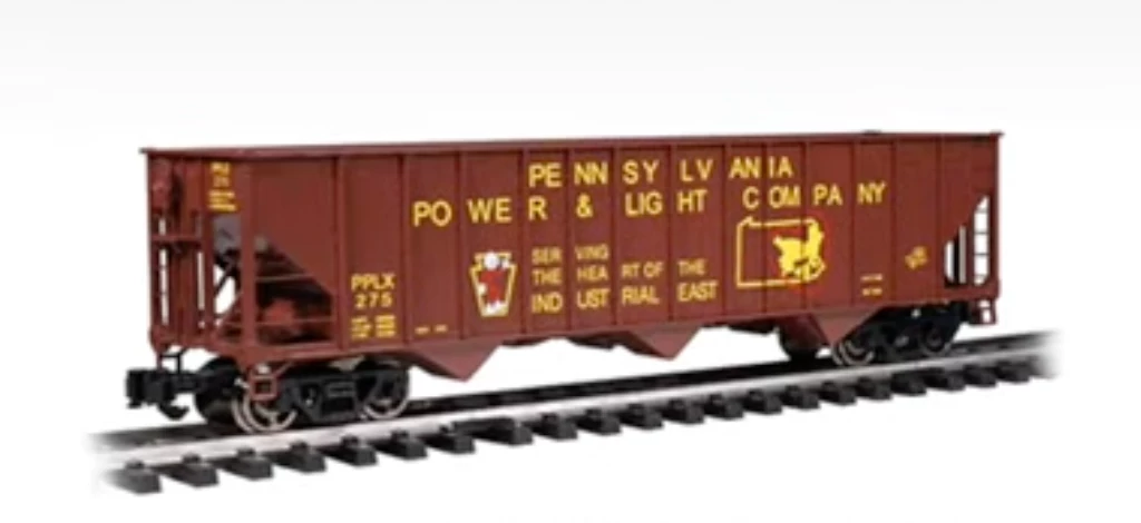 Bachmann Big Hauler 93651 G Scale (1:29) 100 Ton 3 Bay Hopper Pennsylvania Power & Light PPLX 296 1 Bachmann Big Hauler 93651 G Scale (1:29) 100 Ton 3 Bay Hopper Pennsylvania Power & Light PPLX 296