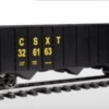 Bachmann Big Hauler 93653 G Scale (1:29) 100 Ton 3 Bay Hopper CSX 326123