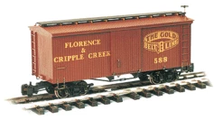 Bachmann Big Hauler 95344 G Scale "L" 20' Boxcar F&CC - NOS
