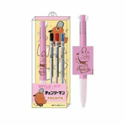 Ballpen Pochita Chainsaw Man Style Fit (3 Color Holder)