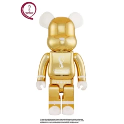 Medicom BE@RBRICK OFFICIAL LICENSED PRODUCT OF FIFA WORLD CUP QATAR 2022™ GOLD 1000%
