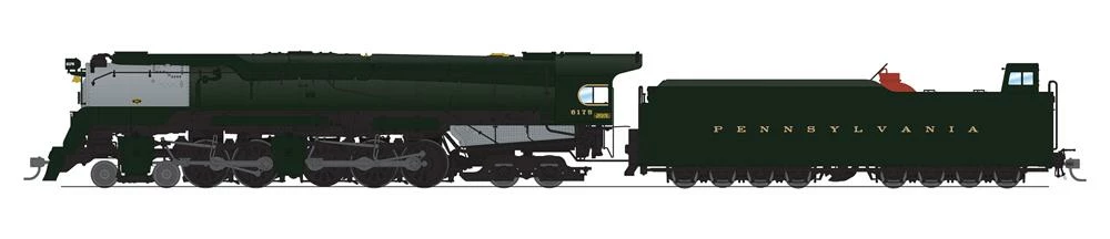 BLI 7805 HO Scale Pennsylvania Q2 Duplex 4-4-6-4 Steam Loco 6199 Paragon4 Hybrid 1 BLI 7805 HO Scale Pennsylvania Q2 Duplex 4-4-6-4 Steam Loco 6199 Paragon4 Hybrid
