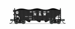 BLI (Broadway Limited Imports) 7144 N Scale H2a 3 Bay Hopper Norfolk & Western N&W 2 Pack A