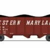 BLI (Broadway Limited Imports) 7157 N Scale 3 Bay Hopper Western Maryland WM 2 Pack B