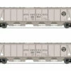 Broadway Limited Imports 7255 N Scale H32 Covered Hopper Pennsylvania 2 Pack