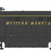 Bowser 25462 HO Scale ALCo RS-3 Hammerhead Diesel Western Maryland WM 193 DCC & Sound