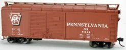 Bowser 41047 HO Scale 40' X31a Round Roof Boxcar "Shadow Keystone" PRR 69260 - NOS
