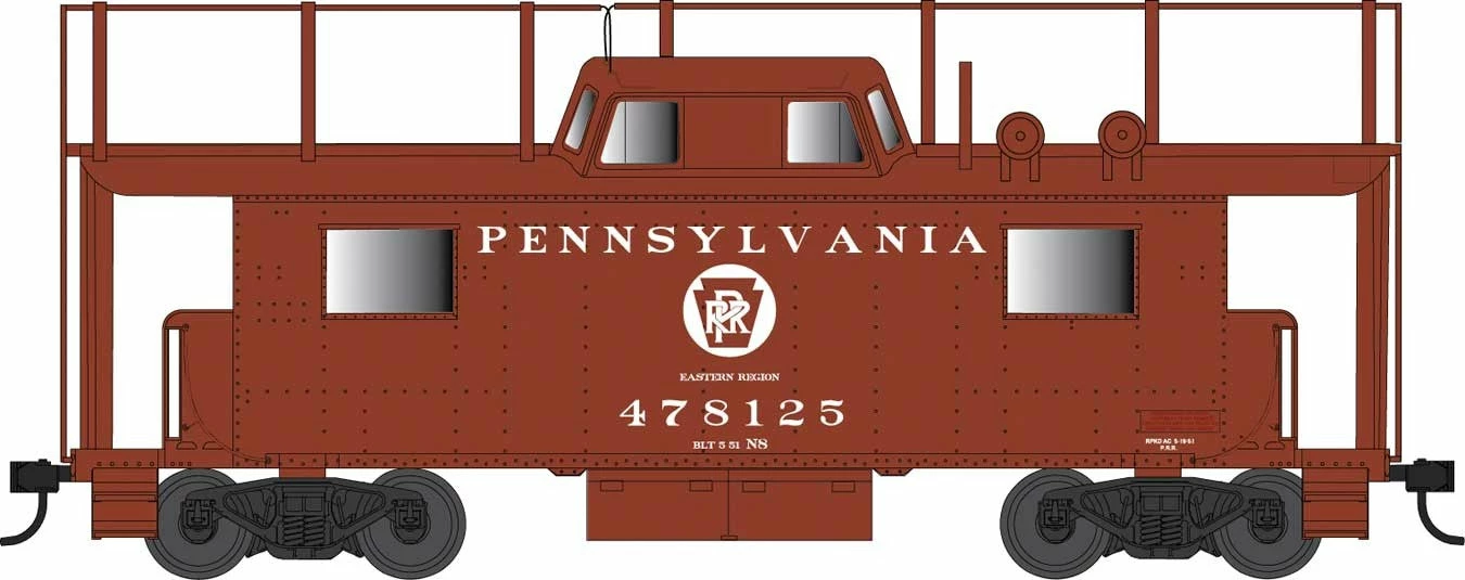 Bowser 42514 HO Scale PRR N8 Caboose Cabin Pennsylvania Eastern Region PRR 478135 - Trainphone 1 Bowser 42514 HO Scale PRR N8 Caboose Cabin Pennsylvania Eastern Region PRR 478135 - Trainphone