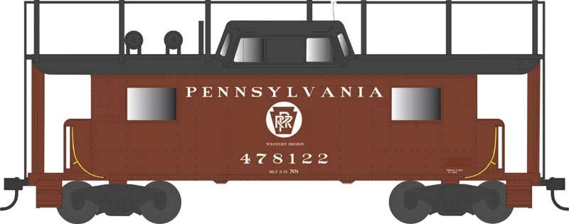 Bowser 43412 HO Scale PRR N8 Caboose Cabin W/Antenna Pennsylvania "Western Region" PRR 478122 1 Bowser 43412 HO Scale PRR N8 Caboose Cabin W/Antenna Pennsylvania "Western Region" PRR 478122