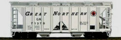 Bowser 56401 HO Scale 70 Ton 2 Bay Covered Hopper Kit Great Northern GN 71012 - NOS