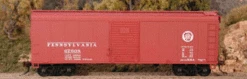 Bowser 56825 HO Scale 40' X31 Round Roof Boxcar Kit Pennsylvania "Circle Keystone" PRR 67614 - NOS