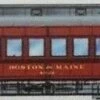 Branchline Trains 5107 HO Scale 80' Single Window Coach Kit Boston & Maine B&M 4620 - NOS