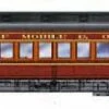 Branchline Trains 5112 HO Scale 80' Single Window Coach Kit Gulf Mobile & Ohio GM&O 140 - NOS