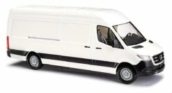 Busch 52600 HO Scale (1:87) White Mercedes-Benz Sprinter High Roof Cargo Van