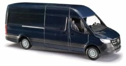 Busch 52602 HO Scale (1:87) Blue Mercedes-Benz Sprinter High Roof Cargo Van