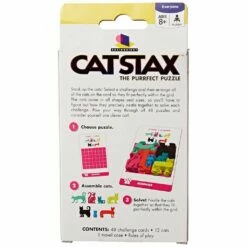 CAT STAX PURRFECT PUZZLE 7 CAT STAX PURRFECT PUZZLE -Bandai Sales Store ceaco brainwright gamewright cat stax purrfect puz 3