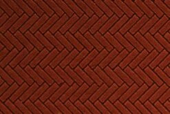 Chooch 8663 HO Scale Flexible Dark Red Medium Brick Pavers Sheet Herringbone Pattern 2 Pack