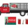Classic Metal Works 40008 HO Scale (1:87) 1955 Chevy Stakebed Truck Coca-Cola With Vending Machines