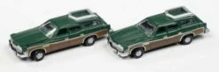 Classic Metal Works 50431 N Scale 1975 Buick Estate Wagon - Verde Mist Green 2 Pack