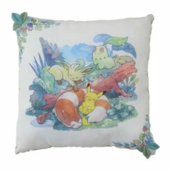 Cushion With Leaves Mori No Kurimono Afternoon Nap Pokemon Center