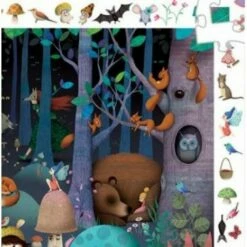 Djeco OBSERVATION PUZZLE: ENCHANTED FOREST 100 PIECE PUZZLE 11 Djeco OBSERVATION PUZZLE: ENCHANTED FOREST 100 PIECE PUZZLE -Bandai Sales Store djeco observation puzzle enchanted forest 100 piec 3