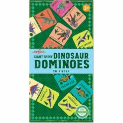 Eeboo GIANT SHINY DINOSAUR DOMINOES