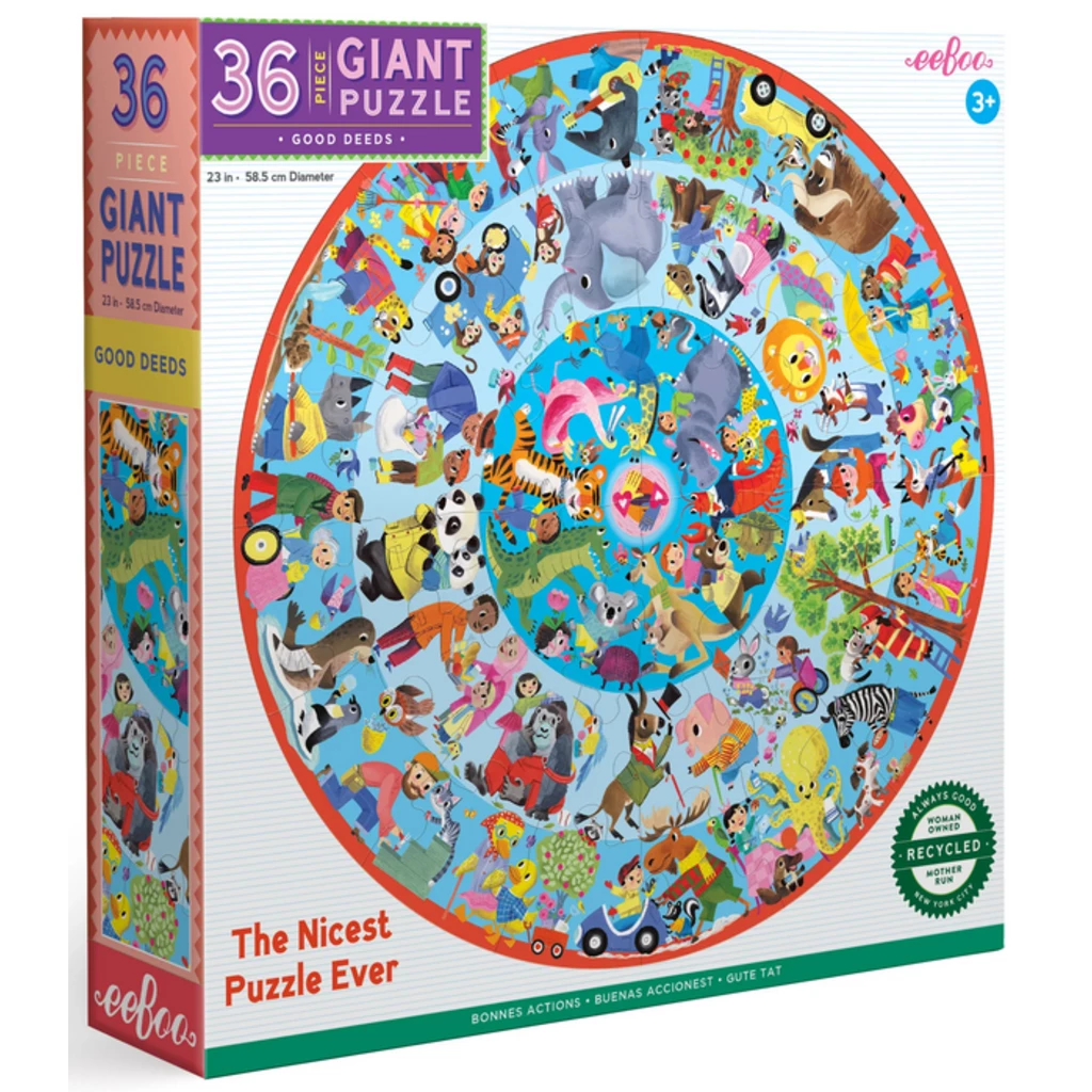 Eeboo GOOD DEEDS 36 PIECE PUZZLE* 1 Eeboo GOOD DEEDS 36 PIECE PUZZLE*