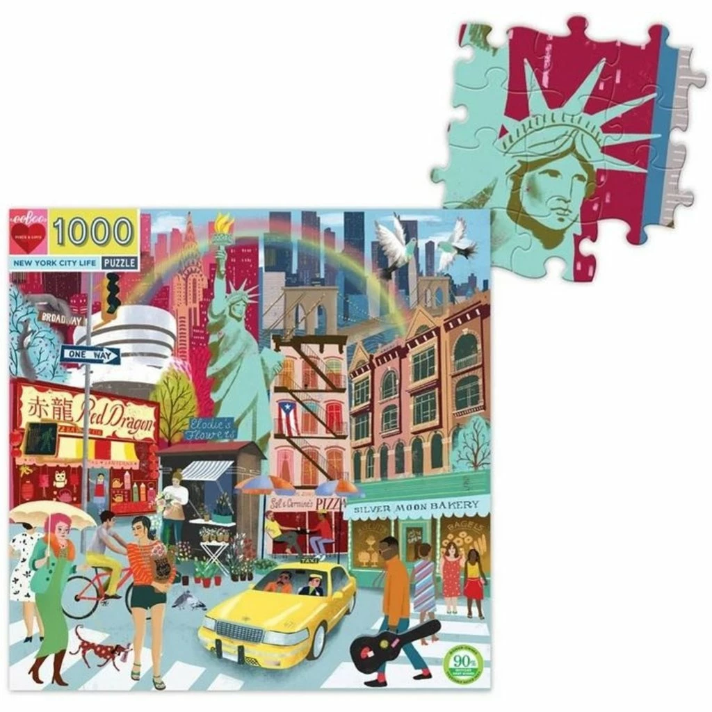 Eeboo NEW YORK CITY LIFE 1000 PIECE 2 Eeboo NEW YORK CITY LIFE 1000 PIECE - Image 2