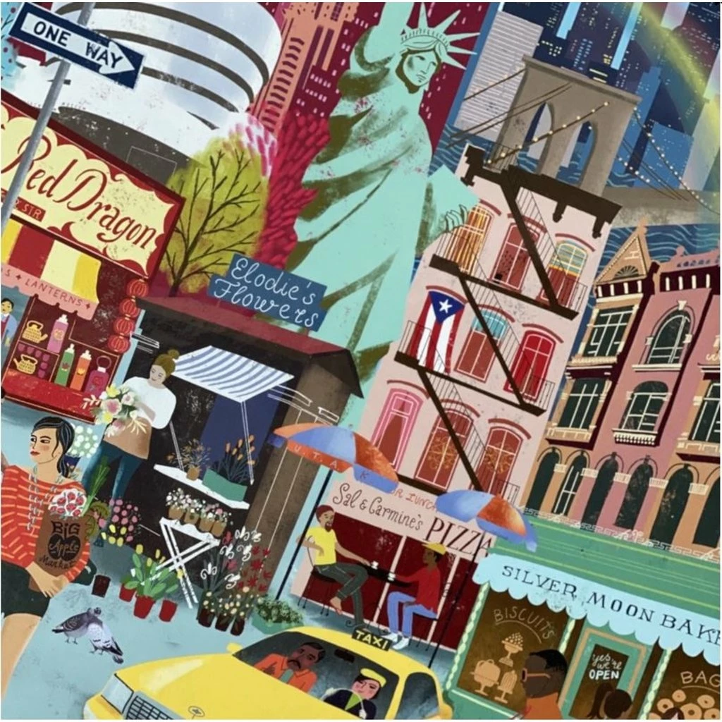 Eeboo NEW YORK CITY LIFE 1000 PIECE 3 Eeboo NEW YORK CITY LIFE 1000 PIECE - Image 3