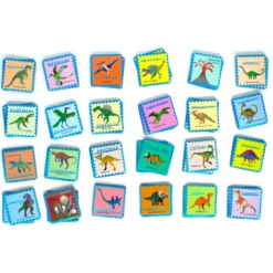 Eeboo SHINY DINOSAUR MEMORY & MATCHING GAME 10 Eeboo SHINY DINOSAUR MEMORY & MATCHING GAME -Bandai Sales Store eeboo shiny dinosaur memory matching game 2