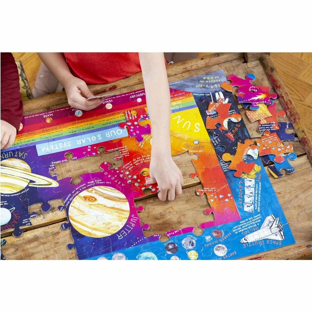 Eeboo SOLAR SYSTEM 100 PIECE PUZZLE 1 Eeboo SOLAR SYSTEM 100 PIECE PUZZLE