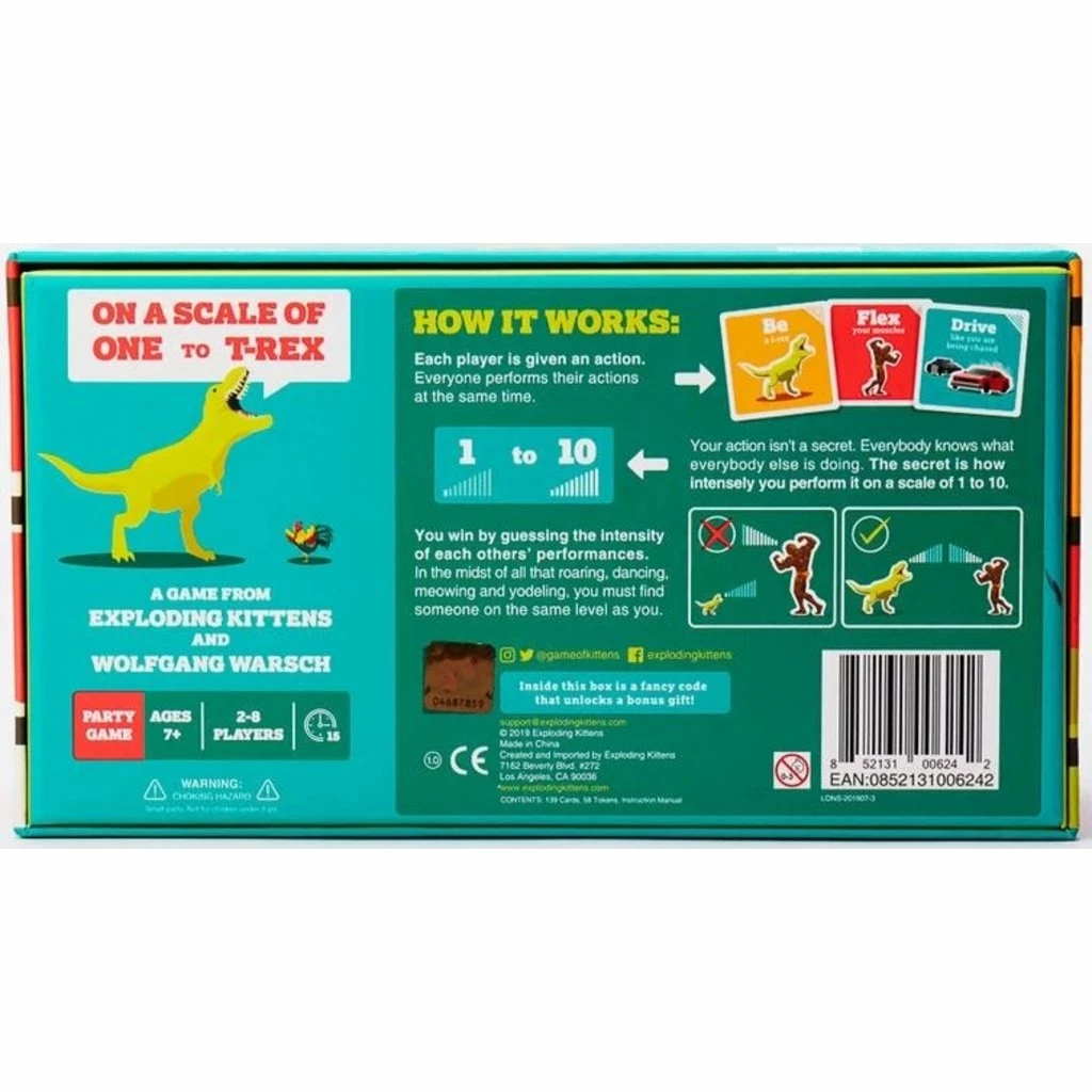 EXPLODING KITTENS ON A SCALE OF ONE TO T-REX 6 EXPLODING KITTENS ON A SCALE OF ONE TO T-REX - Image 6