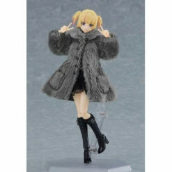 Max Factory Figma Female Body (Yuki) With Black Corset Dress + Fur Coat Outfit -Bandai Sales Store figma female body yuki with black corset dress fur coat outfit 3