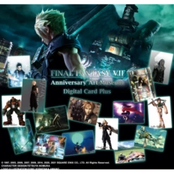 Square Enix FINAL FANTASY VII Anniversary Art Museum Digital Card Plus 20Pack BOX