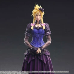 Square Enix Final Fantasy VII Remake PLAY ARTS Kai Cloud Strife Dress Ver. Action Figure -Bandai Sales Store final fantasy vii remake play arts kai cloud strife dress ver action figure 4