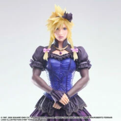Square Enix Final Fantasy VII Remake STATIC ARTS Kai Cloud Strife Dress Ver. Figure -Bandai Sales Store final fantasy vii remake static arts kai cloud strife dress ver figure 3