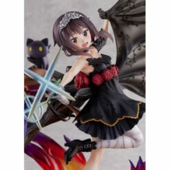 F:NEX Megumin Jet Black Rose Dress Ver. KONO SUBARASHII SEKAI NI SYUKUFUKU WO! 1/7 Scale Figure -Bandai Sales Store fnex megumin jet black rose dress ver kono subarashii sekai ni syukufuku wo 17 scale figure 2
