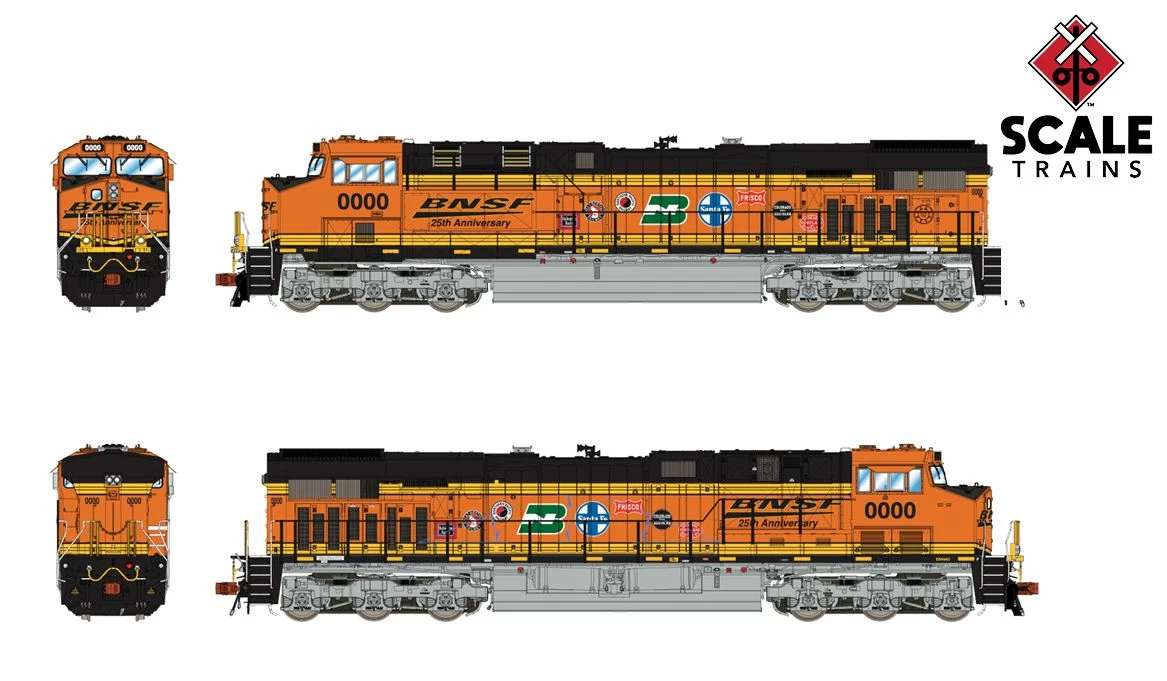 Fox Valley Models 10003 N Scale ES44AC "25th/Heritage III" BNSF 6017 2 Fox Valley Models 10003 N Scale ES44AC "25th/Heritage III" BNSF 6017 - Image 2
