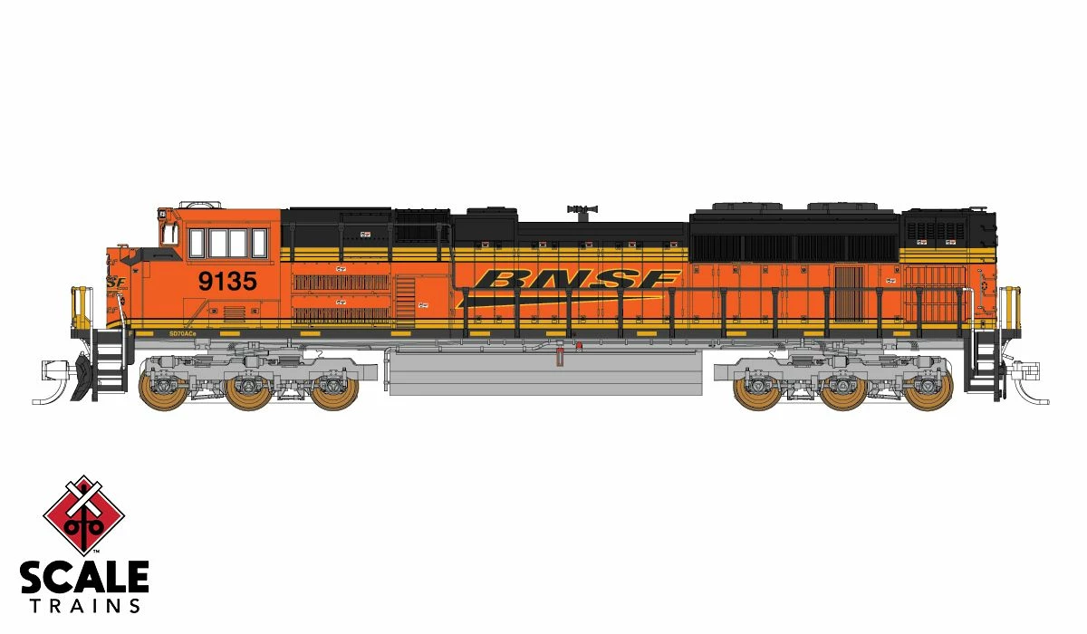 Fox Valley Models 10153 N Scale EMD SD70ACe "Heritage III" BNSF 9284 1 Fox Valley Models 10153 N Scale EMD SD70ACe "Heritage III" BNSF 9284