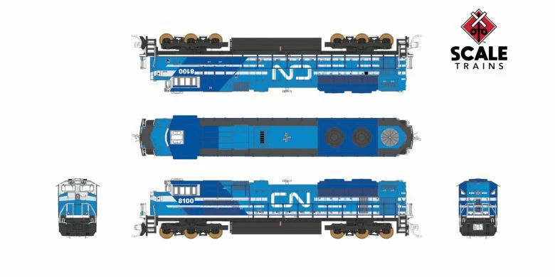 Fox Valley Models 10158 N Scale EMD SD70ACe "Ex EMD" Canadian National CN 8102 LokSound 2 Fox Valley Models 10158 N Scale EMD SD70ACe "Ex EMD" Canadian National CN 8102 LokSound - Image 2