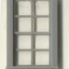 Grandt Line 3702 O Scale 8 Pane Window 27"x48" (4 Pieces)