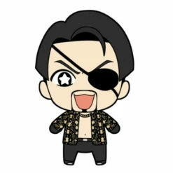 KADOKAWA Goro Majima Yakuza Like A Dragon Kiwami Plushie And Tin Badge Set