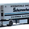 Herpa 144711 HO Scale Scania 124 Tractor With Refrigerated Trailer - Schumacher